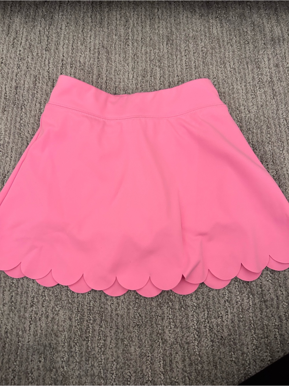 Crewcuts Pink Scalloped Hem Active Skort